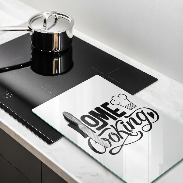 Üveg vágódeszka Home cooking