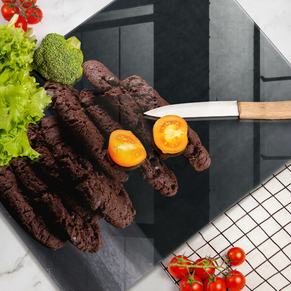 Üveg vágódeszka Csokoládés sütemények