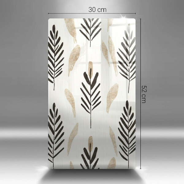 Üveg vágódeszka Boho növények