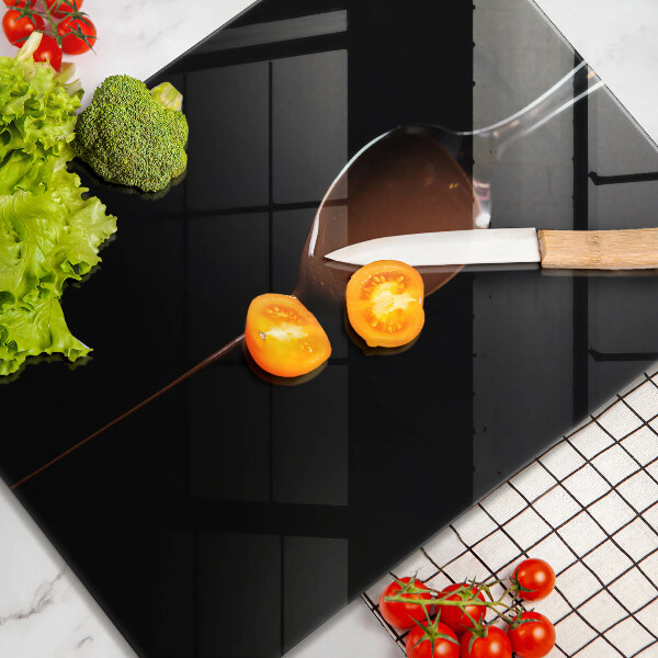 Üveg vágódeszka Egy kanál csokoládé