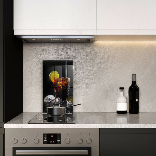 Üveg vágódeszka Földes ital jéggel