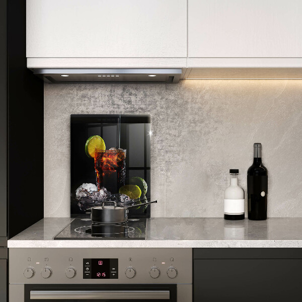 Üveg vágódeszka Földes ital jéggel