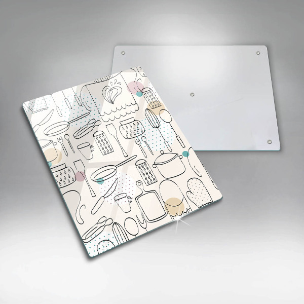 Üveg vágódeszka Konyhai kiegészítők