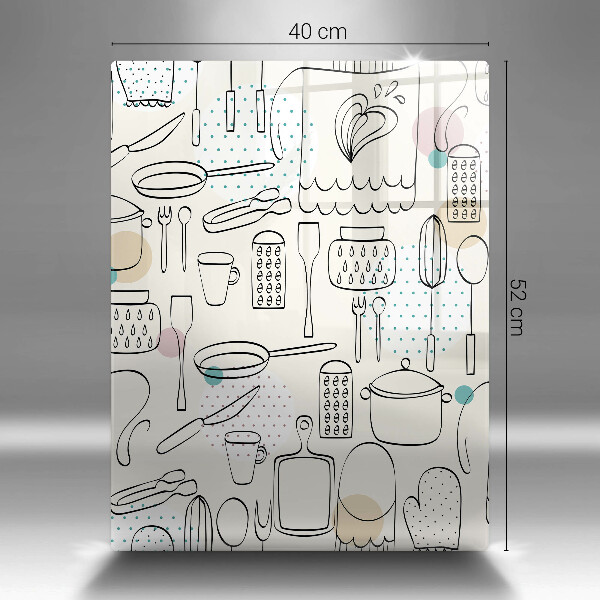 Üveg vágódeszka Konyhai kiegészítők