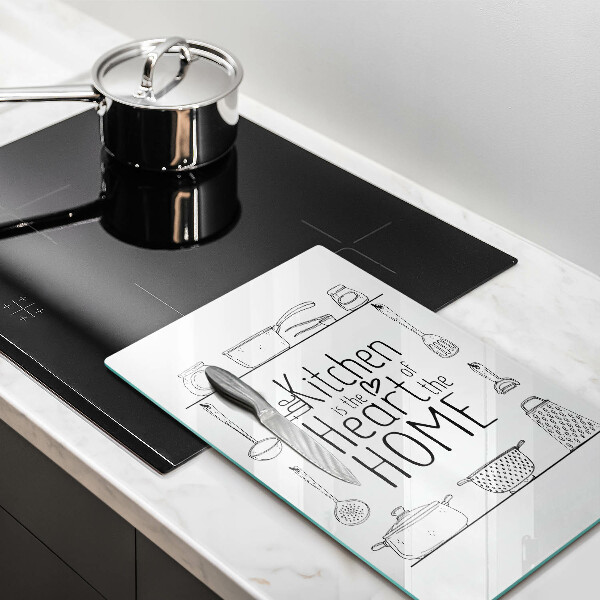 Üveg vágódeszka Felirat mondat