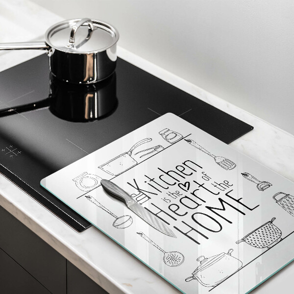 Üveg vágódeszka Felirat mondat