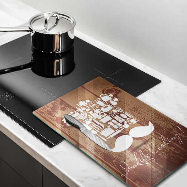 Üveg vágódeszka I like cooking