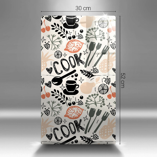 Üveg vágódeszka Rajzfilm konyhai motívum