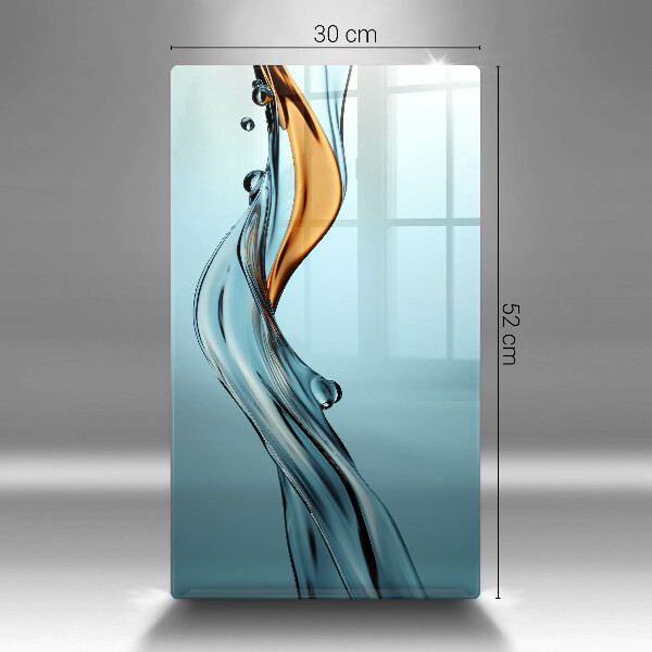 Üveg vágódeszka Vízsugár