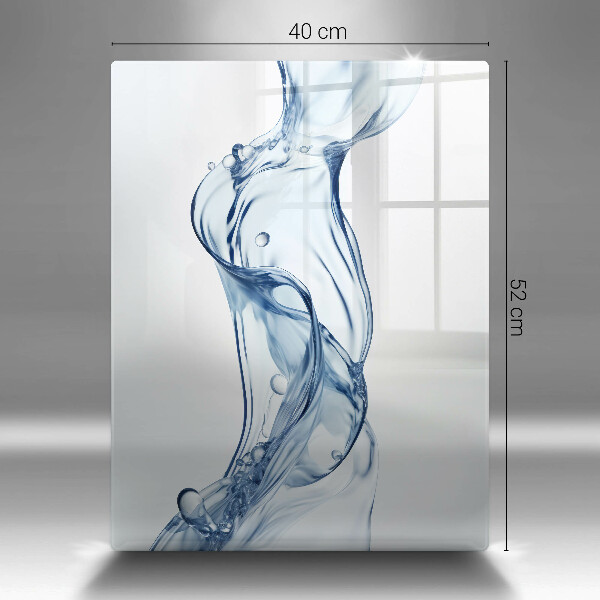 Üveg vágódeszka Tiszta víz