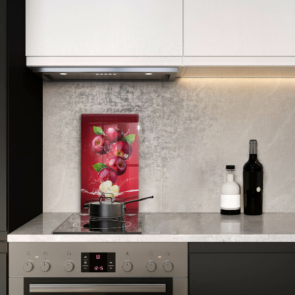 Üveg vágódeszka Lédús alma vízben