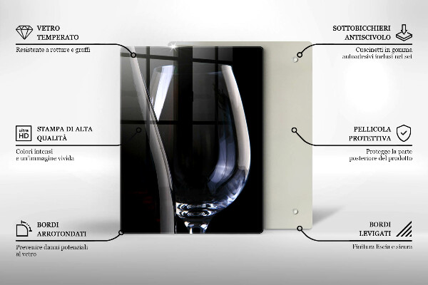 Üveg vágódeszka Üveg és üveg
