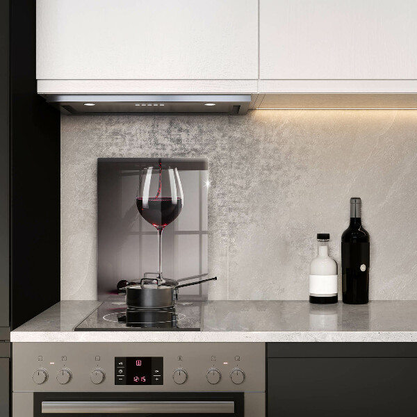 Üveg vágódeszka Üveg és szőlő