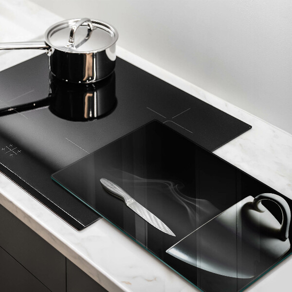 Üveg vágódeszka Egy csésze tea