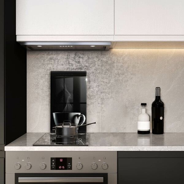 Üveg vágódeszka Egy csésze tea