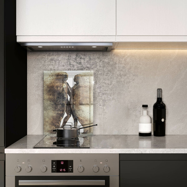 Üveg vágódeszka Szerelmes emberek teste