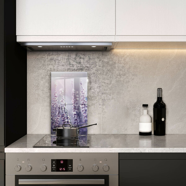 Üveg vágódeszka Vadvirágok és a pillangó