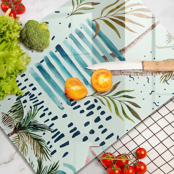 Üveg vágódeszka Ünnepi illusztrációk