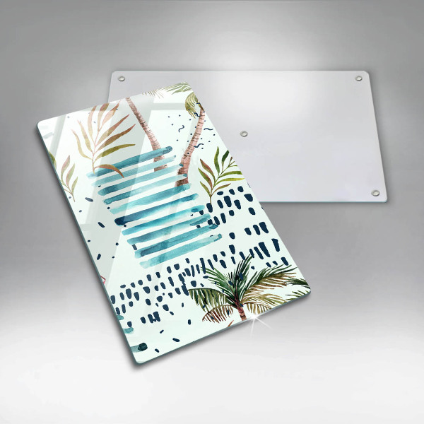 Üveg vágódeszka Ünnepi illusztrációk