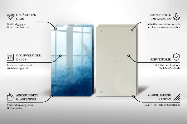 Üveg vágódeszka Absztrakt háttér