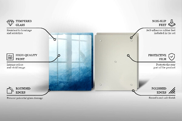 Üveg vágódeszka Absztrakt háttér