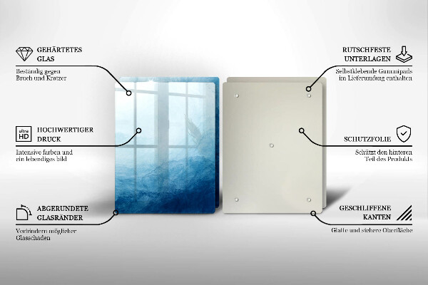 Üveg vágódeszka Absztrakt háttér