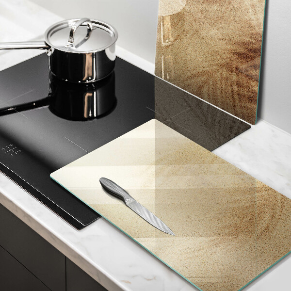 Üveg vágódeszka Tengerparti homokos nyaralás