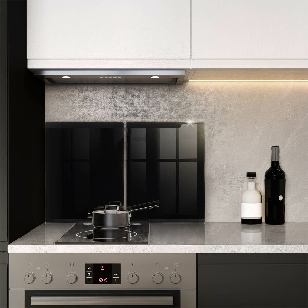 Üveg vágódeszka Fekete szín