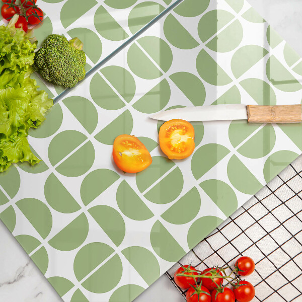Üveg vágódeszka Boho formák mintája