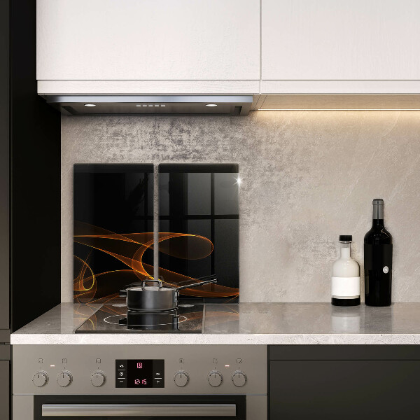 Üveg vágódeszka Absztrakt vonalak