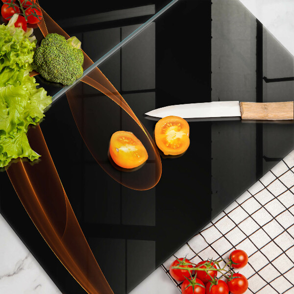 Üveg vágódeszka Absztrakt vonalak