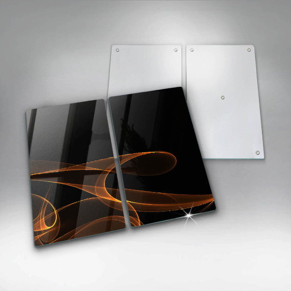 Üveg vágódeszka Absztrakt vonalak