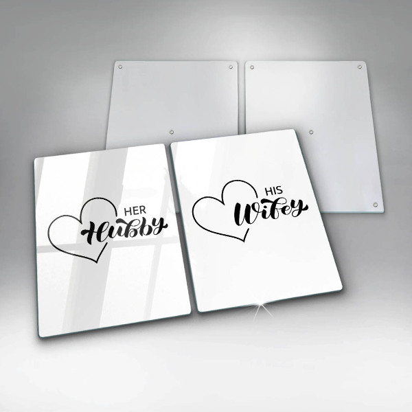 Üveg vágódeszka Felirat mondat minta