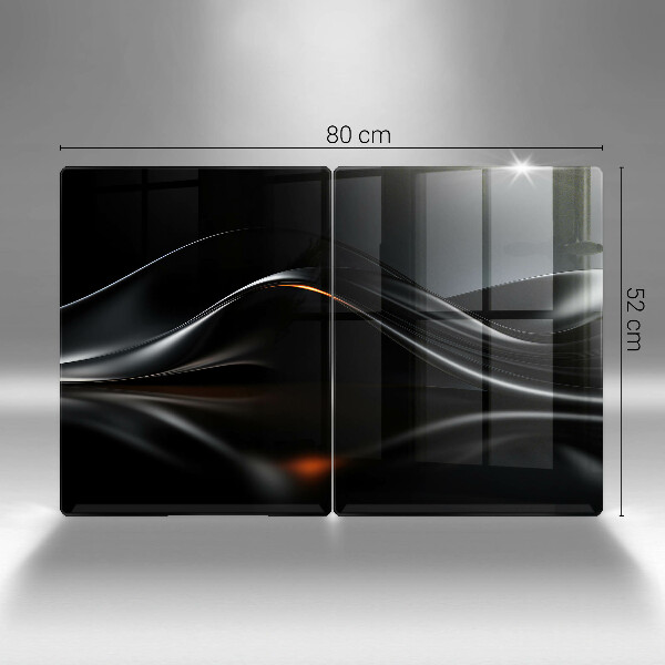 Üveg vágódeszka Absztrakt 3D-s tervezés