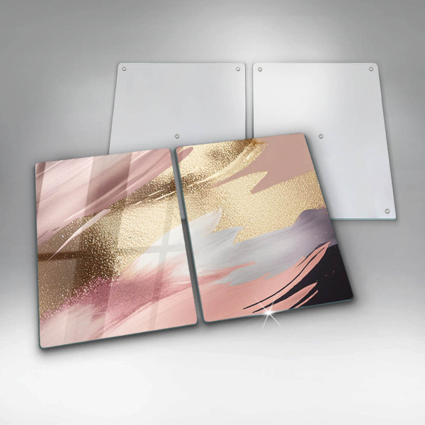 Üveg vágódeszka Pasztell foltok