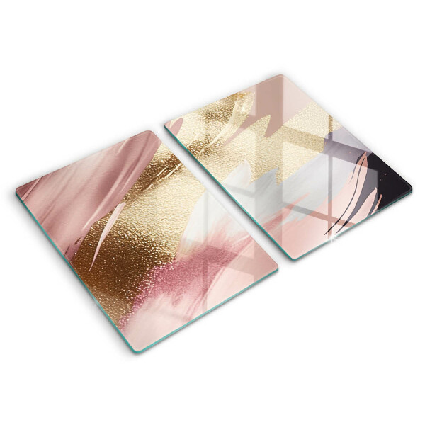 Üveg vágódeszka Pasztell foltok