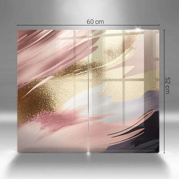 Üveg vágódeszka Pasztell foltok