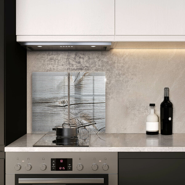 Üveg vágódeszka Világos fa szerkezet