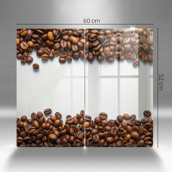 Üveg vágódeszka Kávébab