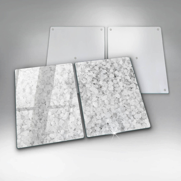 Üveg vágódeszka Só kristályok