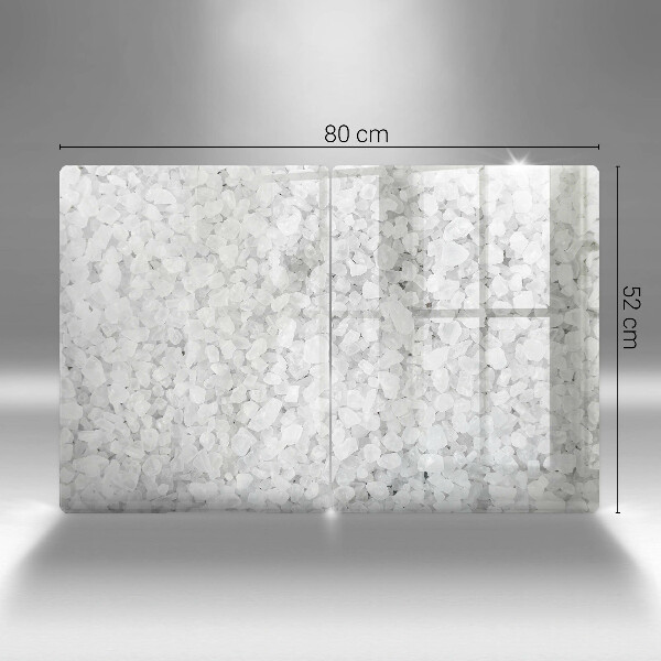Üveg vágódeszka Só kristályok
