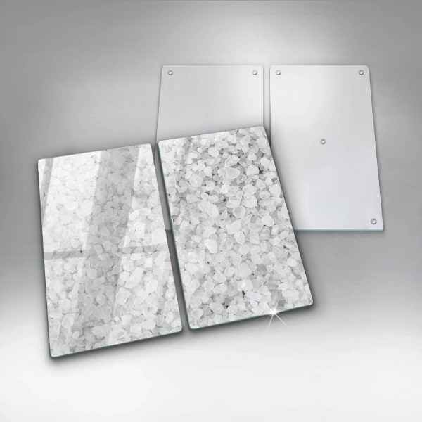 Üveg vágódeszka Só kristályok