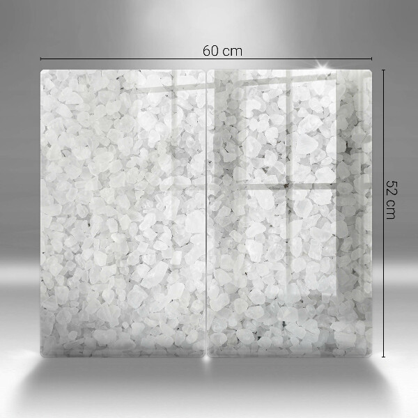 Üveg vágódeszka Só kristályok