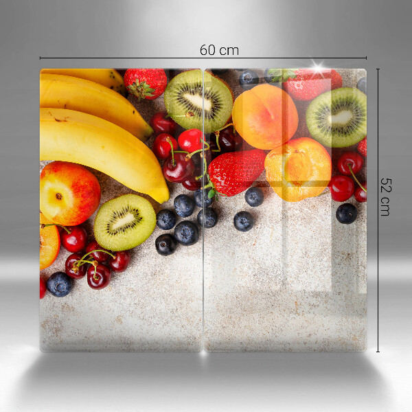 Üveg vágódeszka Ünnepi gyümölcsök