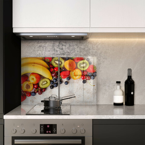 Üveg vágódeszka Ünnepi gyümölcsök