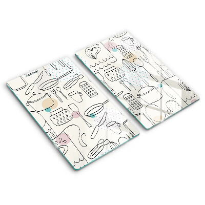 Üveg vágódeszka Konyhai kiegészítők