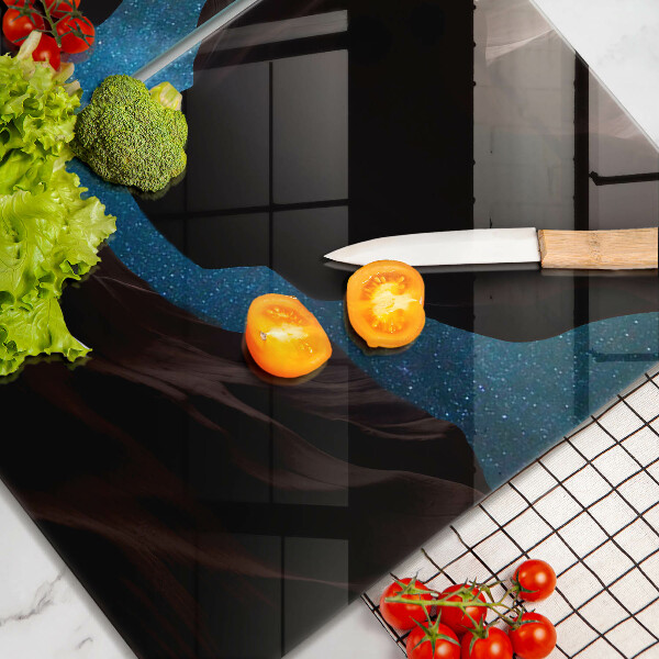 Üveg vágódeszka Csillagos égbolt