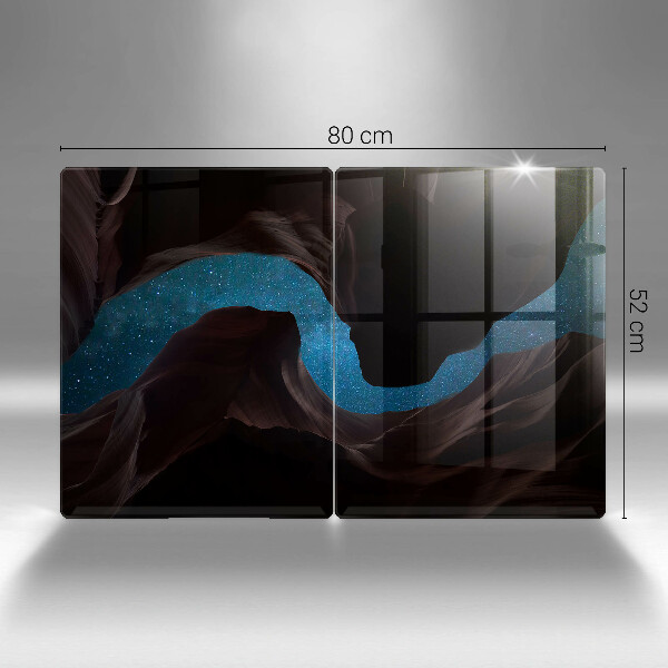 Üveg vágódeszka Csillagos égbolt