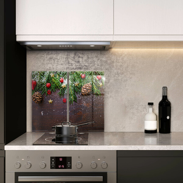 Üveg vágódeszka Karácsonyi dekoráció