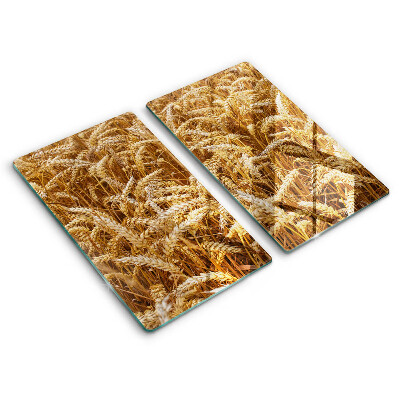 Üveg vágódeszka Gabona mező